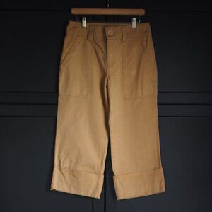 Marc Jacobs | Vintage Y2K High-Waisted Cotton Canvas Cropped Utility Trouser